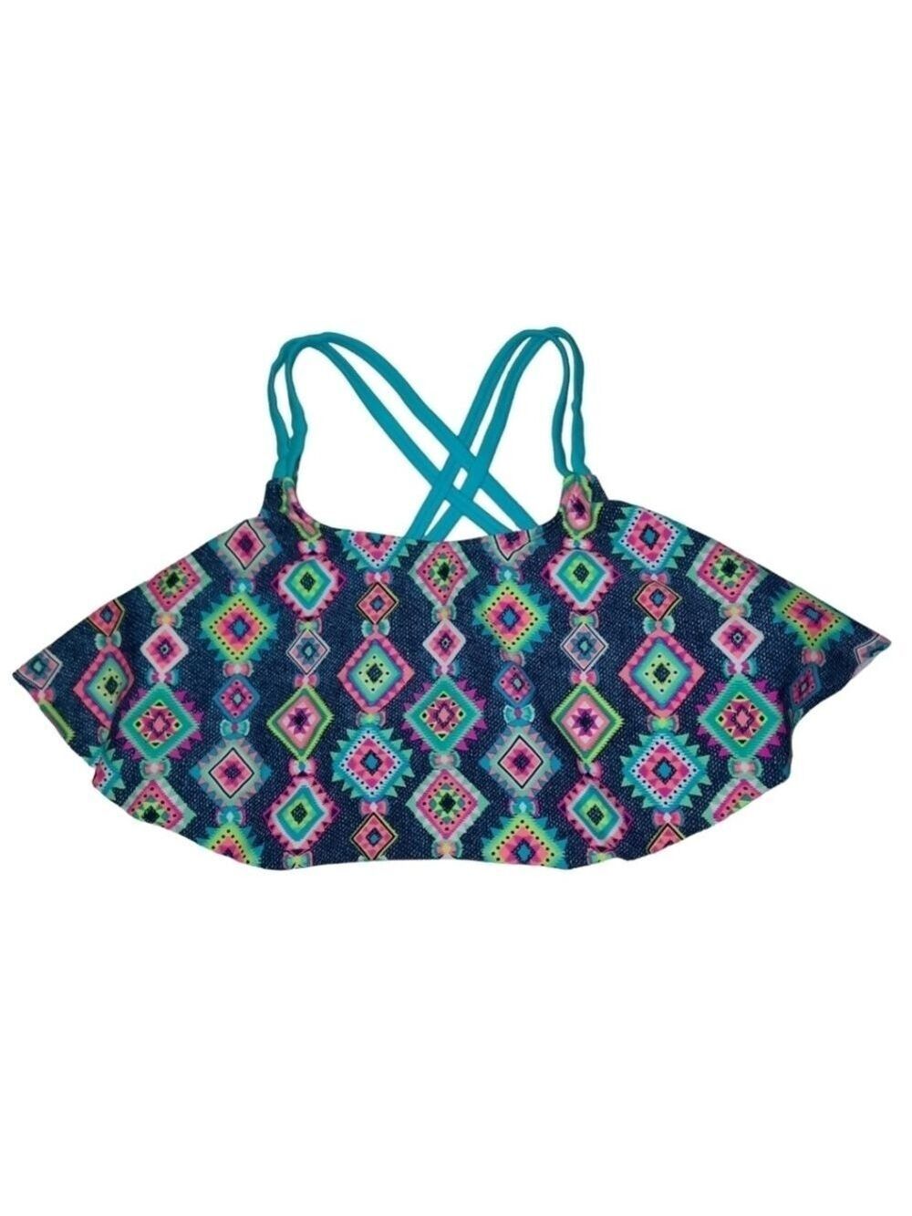 Wonder Nation Girls Bikini Top Size XL